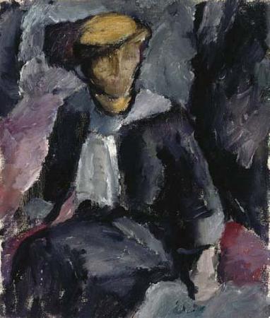 Valle Rosenberg Sitting lady oil painting image